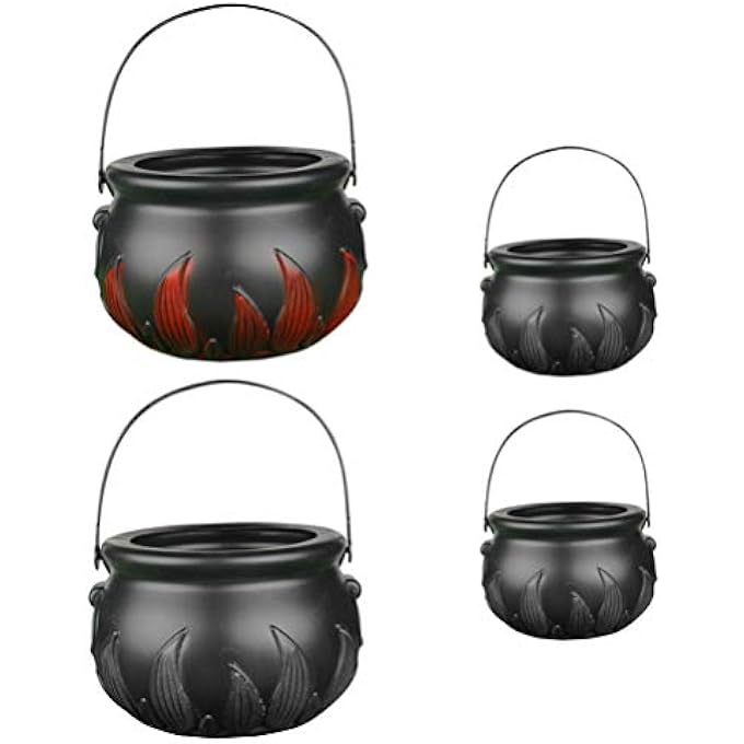 PACK OF 4 HALLOWEEN SWEET OR SOUR BUCKET HALLOWEEN PORTABLE CANDY BAG FOR HALLOWEEN PARTY SUPPLIES GIFTS - Image 2